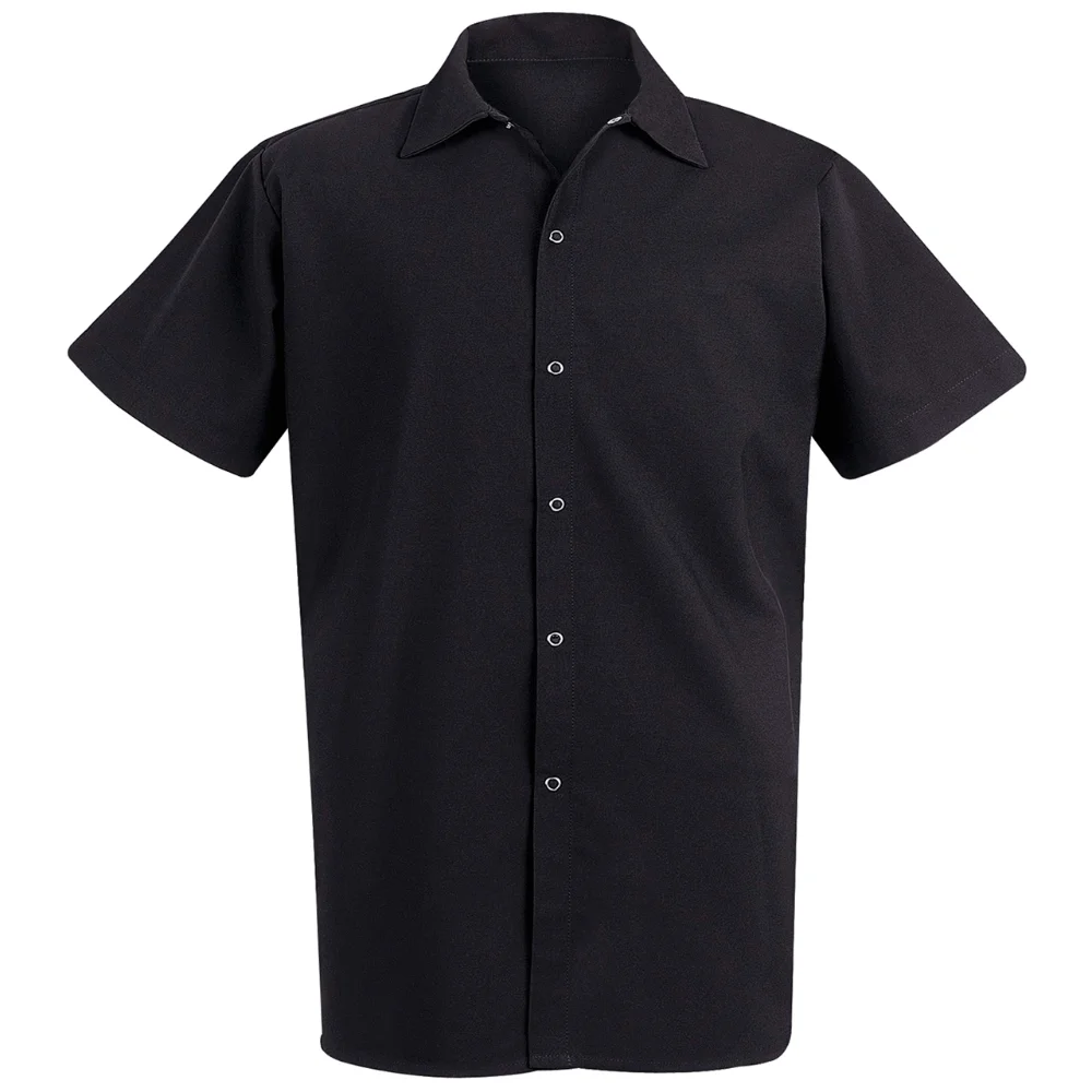 Chef Designs Black Spun Poly Long Cook Shirt