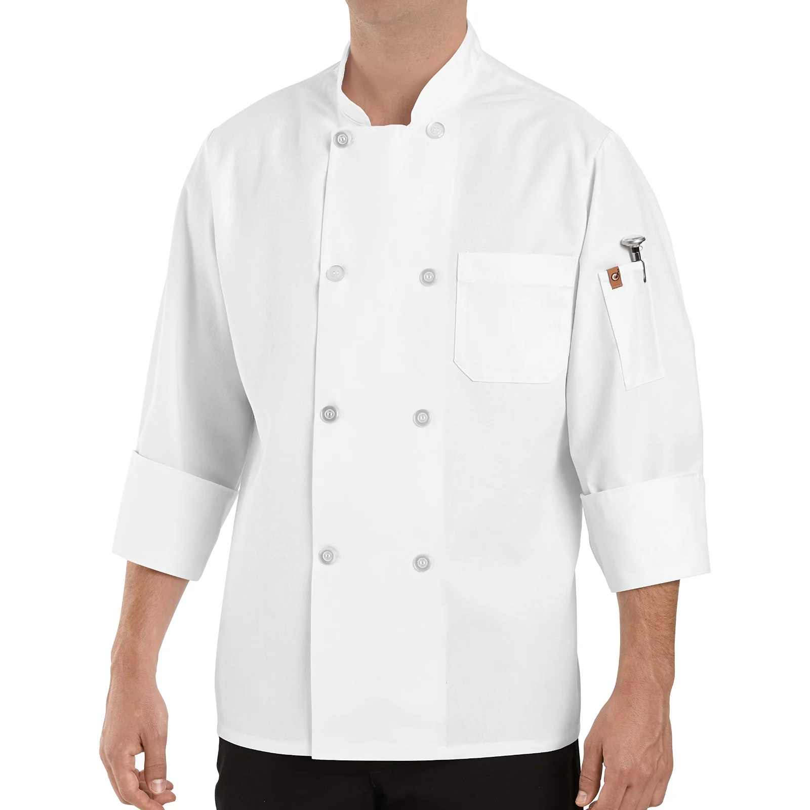 Chef Designs Eight Pearl Button Chef Coat